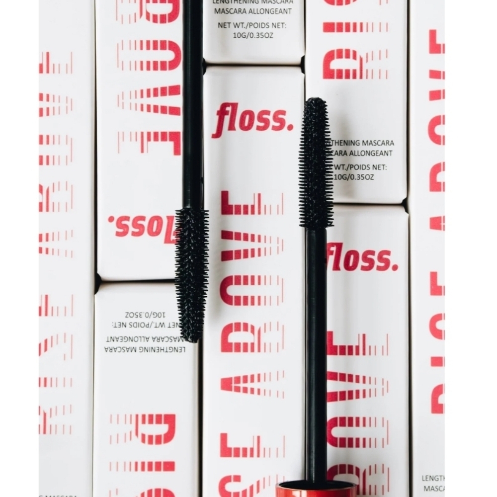 Floss Rise Above Lengthening Mascara: Black, NIB